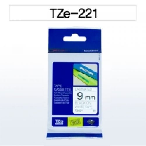 TZ-221 9mm흰색바탕/검정글씨