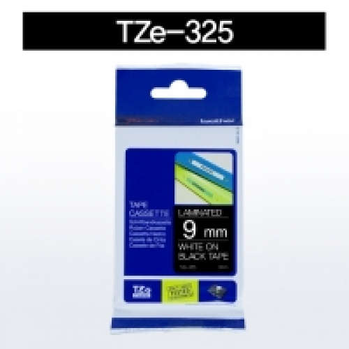 TZ-325 9mm검정바탕/흰색글씨
