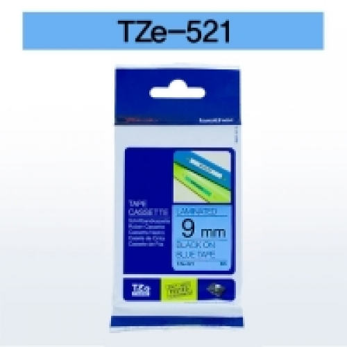 TZ-521 9mm파랑바탕/검정글씨