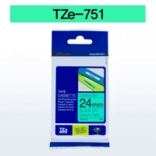 TZ-751 24mm녹색바탕/검정글씨