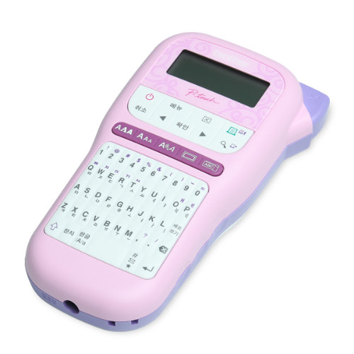 PT-H110PK/핑크색/부라더 라벨프린터/휴대용/12mm지원